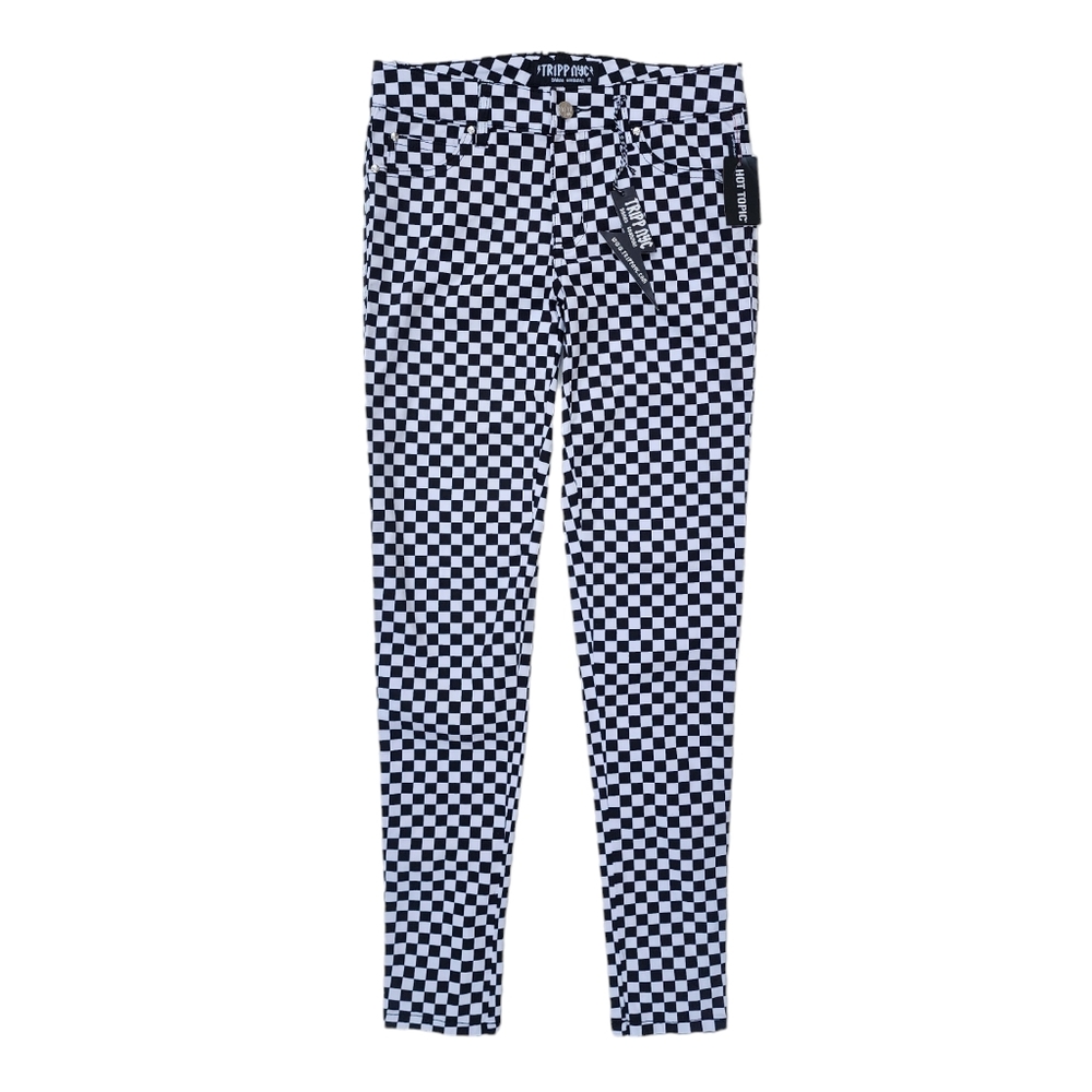 Tripp NYC Checkered Board Jeans